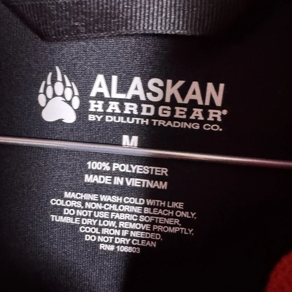 Alaskan Hardgear Jacket Mens M Graveltec Fleece Full Zip Duluth Trading Hoodie
